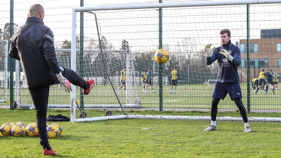 Jed Steer In Training
