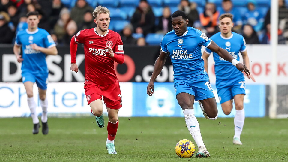 Posh v Shrewsbury Town