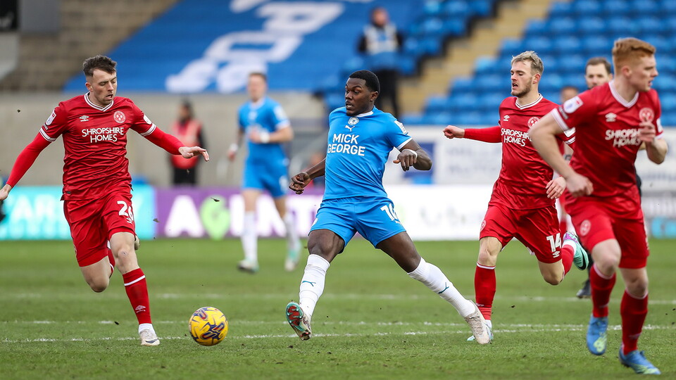 Posh v Shrewsbury Town