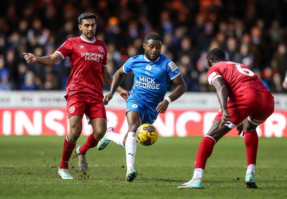 Posh v Shrewsbury Town