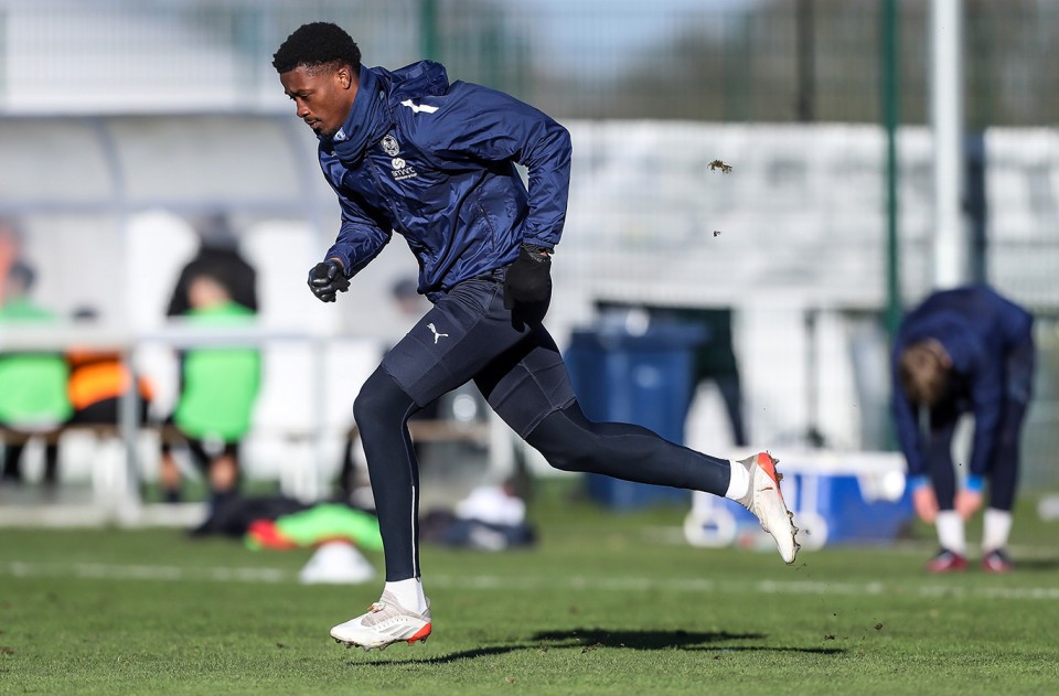 Training Ahead Of Shrewsbury Clash