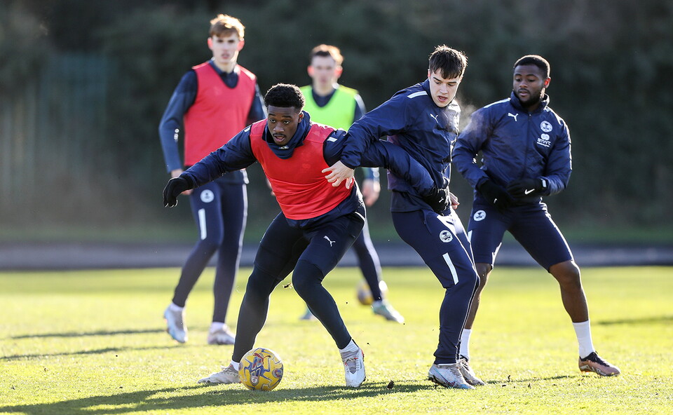 Training Ahead Of Shrewsbury Clash