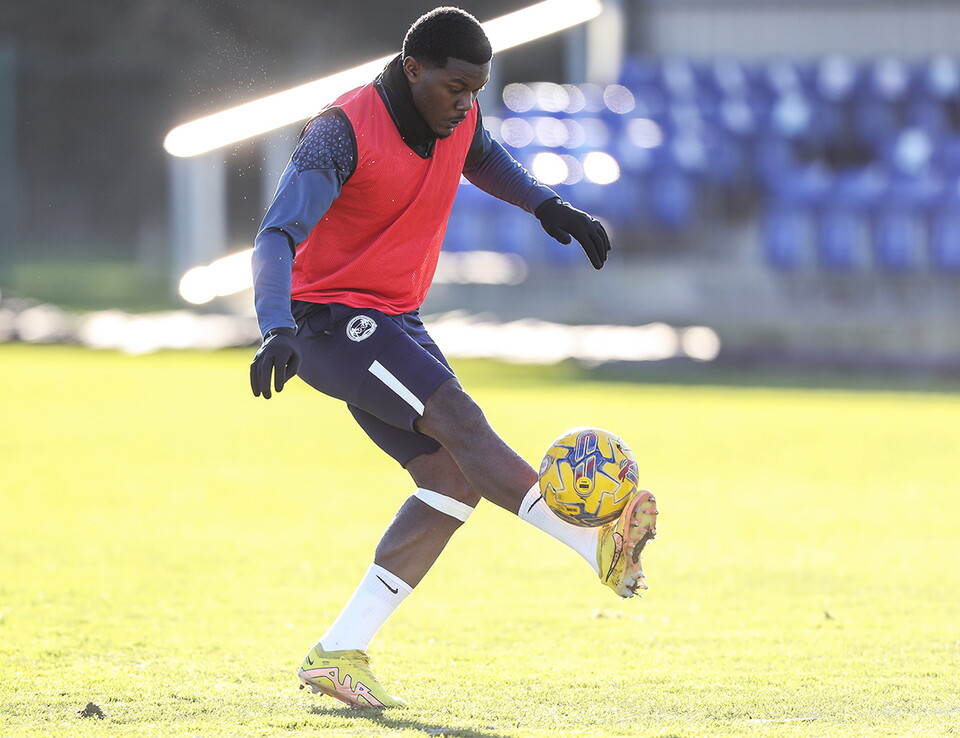Training Ahead Of Shrewsbury Clash