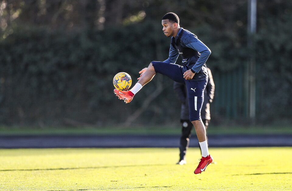 Training Ahead Of Shrewsbury Clash