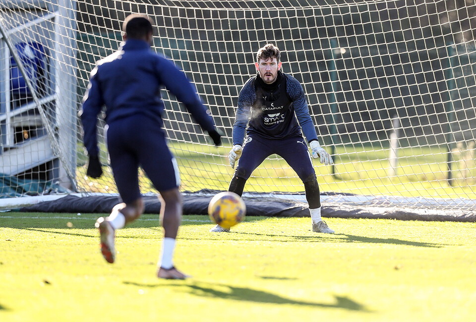 Training Ahead Of Shrewsbury Clash