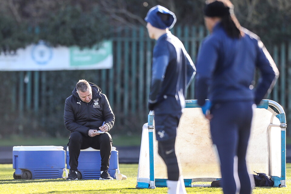 Training Ahead Of Shrewsbury Clash