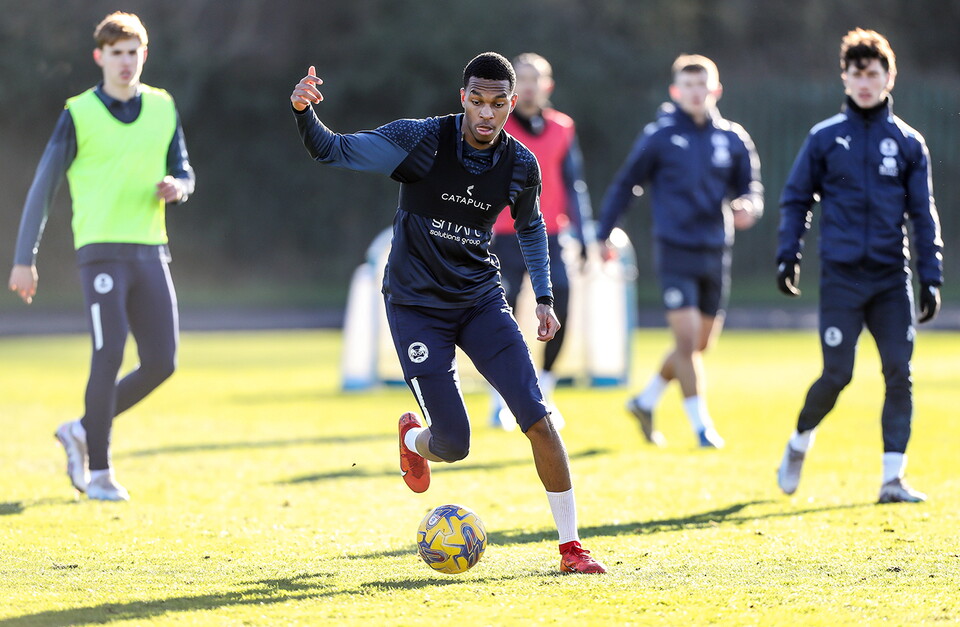 Training Ahead Of Shrewsbury Clash