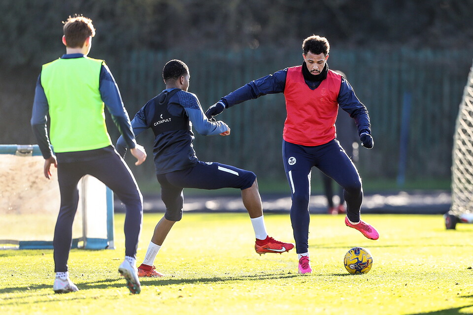 Training Ahead Of Shrewsbury Clash