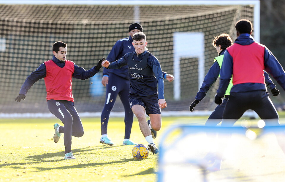 Training Ahead Of Shrewsbury Clash