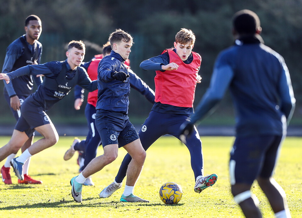 Training Ahead Of Shrewsbury Clash