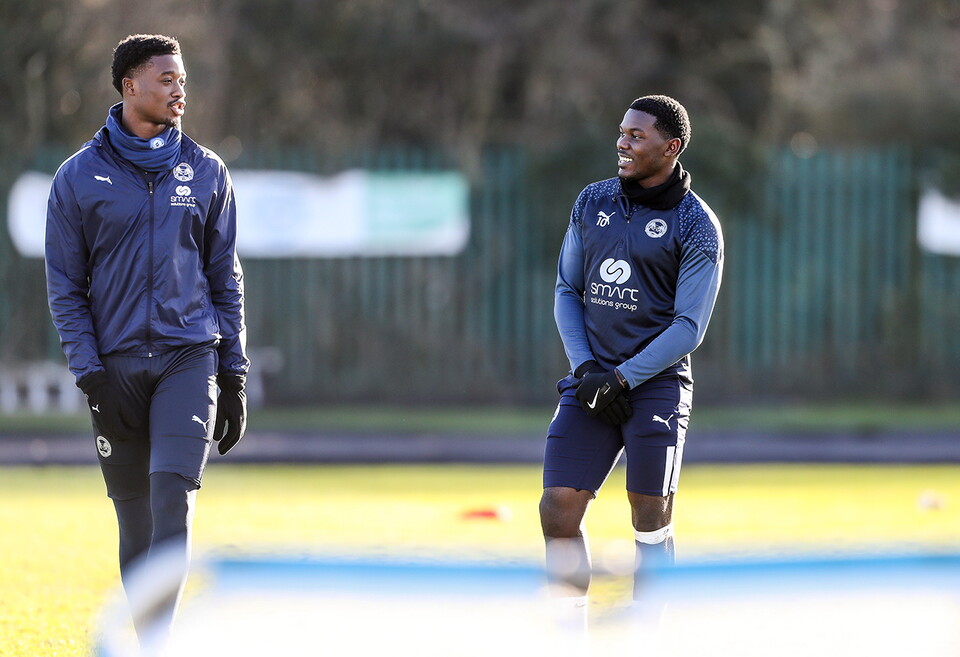 Training Ahead Of Shrewsbury Clash