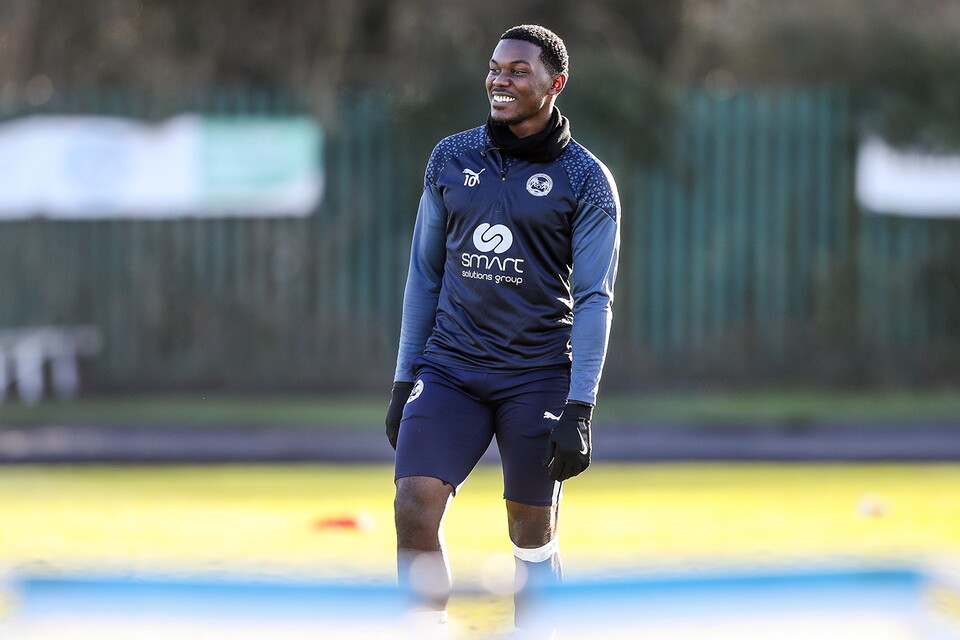 Training Ahead Of Shrewsbury Clash