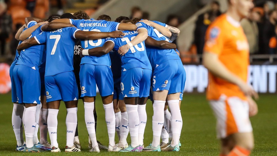 Blackpool v Posh