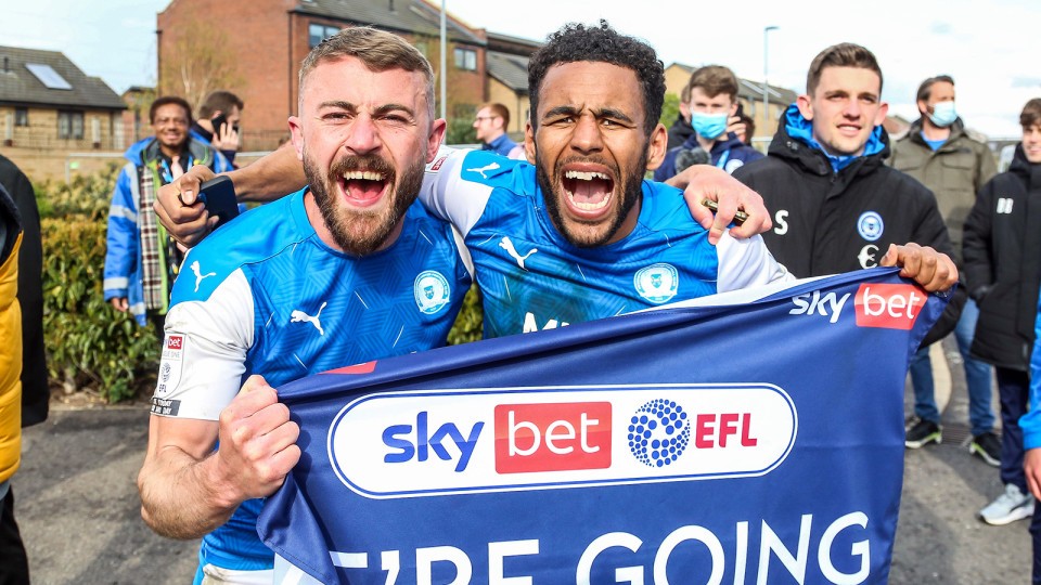 Posh promotion hero's Dan Butler and Nathan Thompson