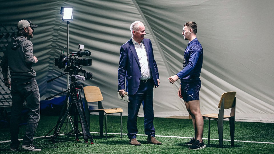 Behind The Scenes Of Pre-Wembley Media Day