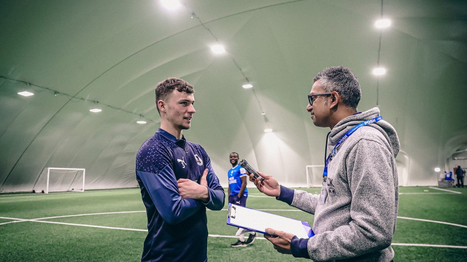 Behind The Scenes Of Pre-Wembley Media Day