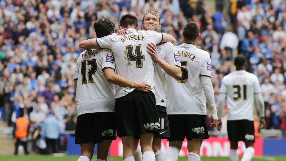 Posh win the Jonhstone's Paint Trophy Final in 2014