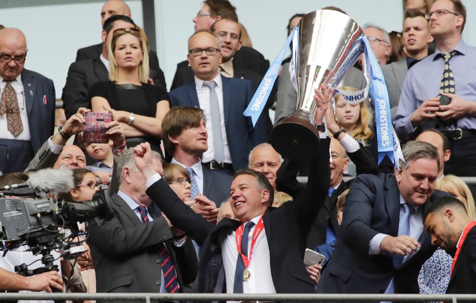 Posh win the Jonhstone's Paint Trophy Final in 2014