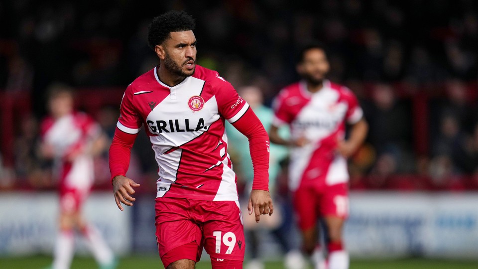 Stevenage's Jamie Reid