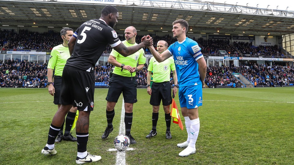 Posh v Bolton Wanderers