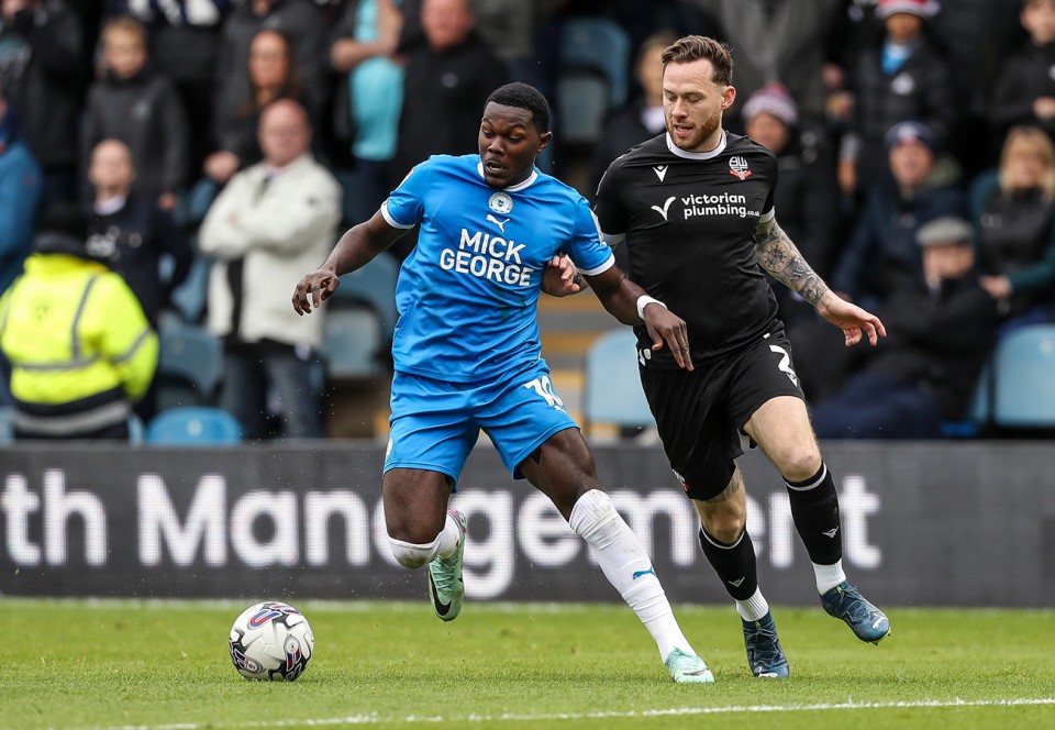 Posh v Bolton Wanderers