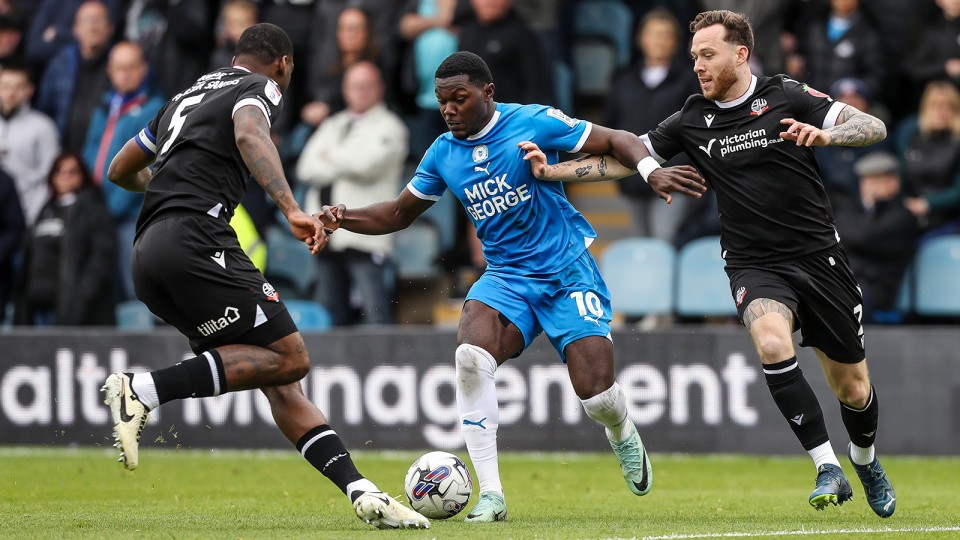 Posh v Bolton Wanderers