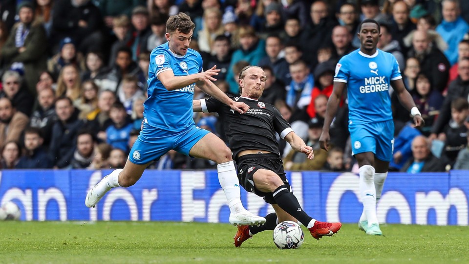 Posh v Bolton Wanderers