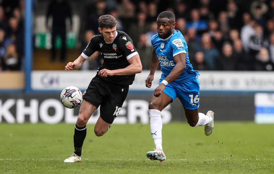 Posh v Bolton Wanderers