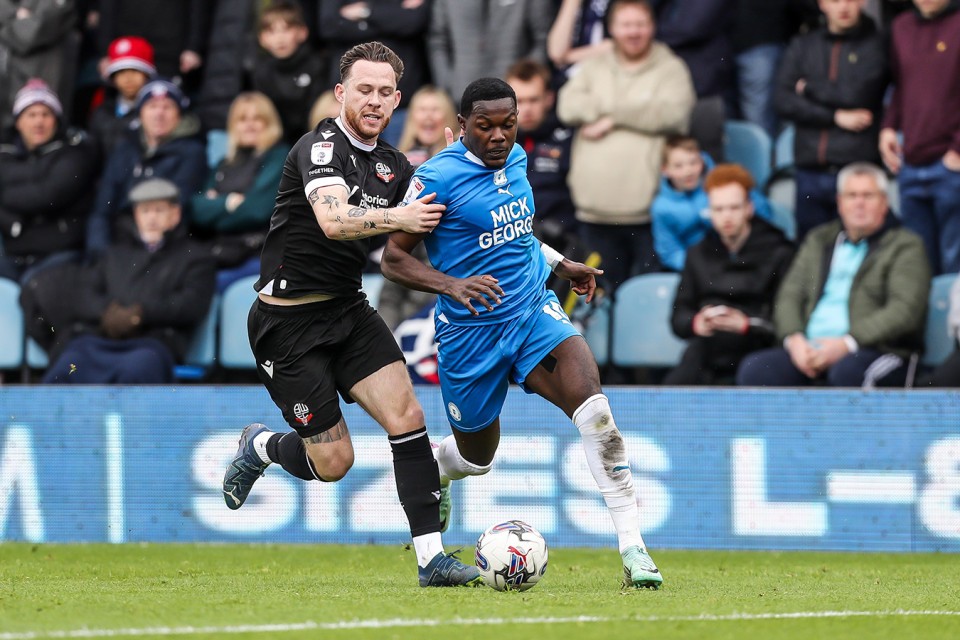 Posh v Bolton Wanderers