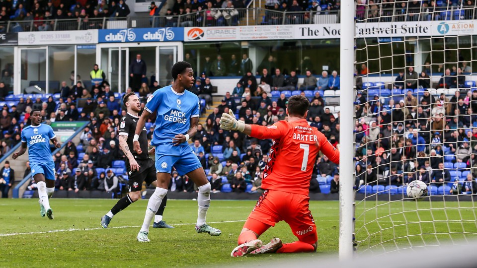 Posh v Bolton Wanderers