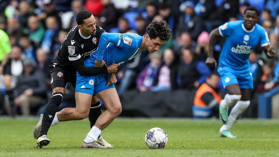 Posh v Bolton Wanderers