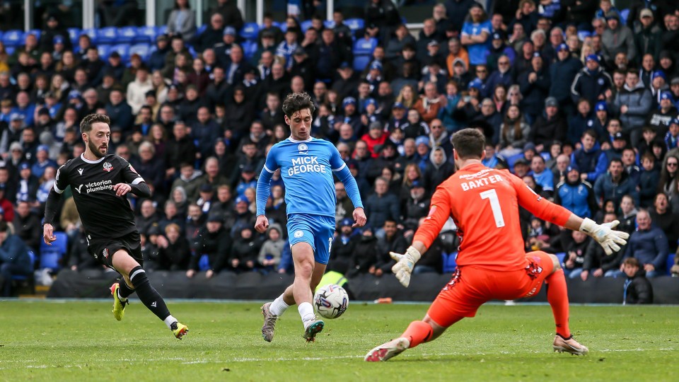 Posh v Bolton Wanderers