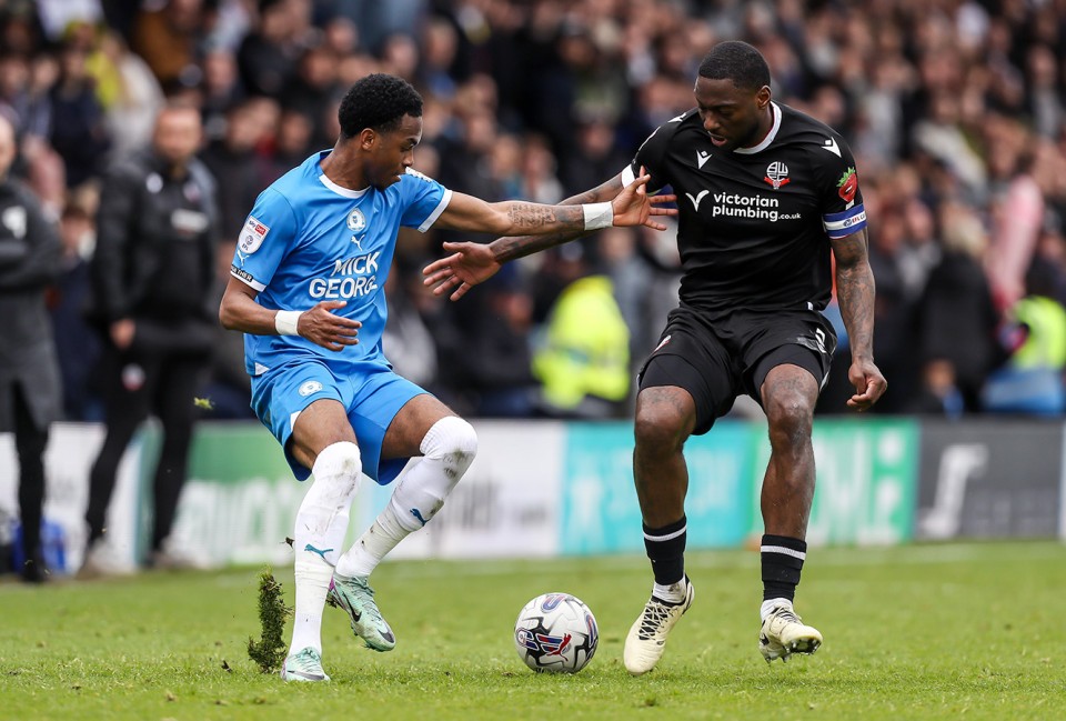 Posh v Bolton Wanderers