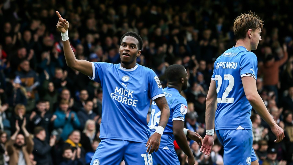 Posh v Bolton Wanderers
