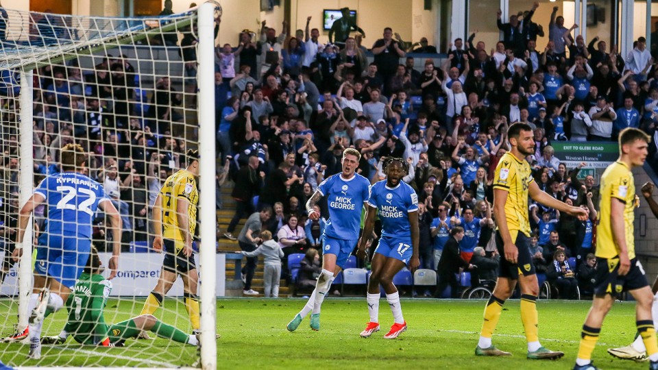 Posh v Oxford United