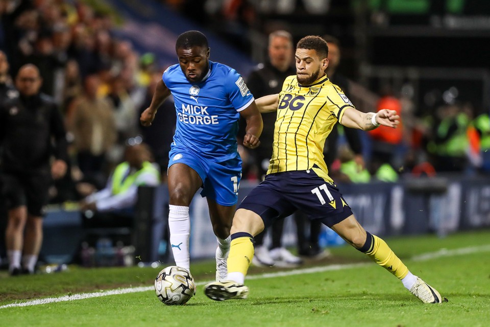 Posh v Oxford United