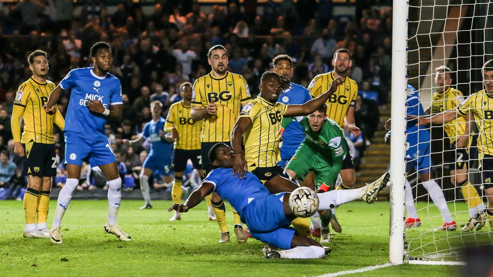 Posh v Oxford United
