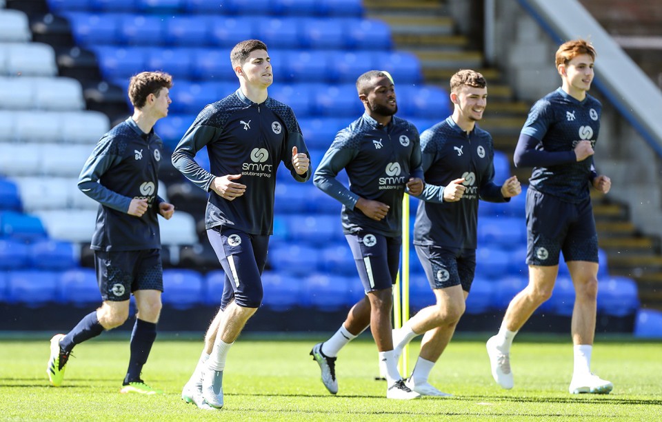 Training Ahead Of Play-Off First Leg