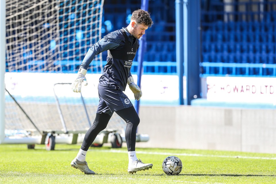 Training Ahead Of Play-Off First Leg