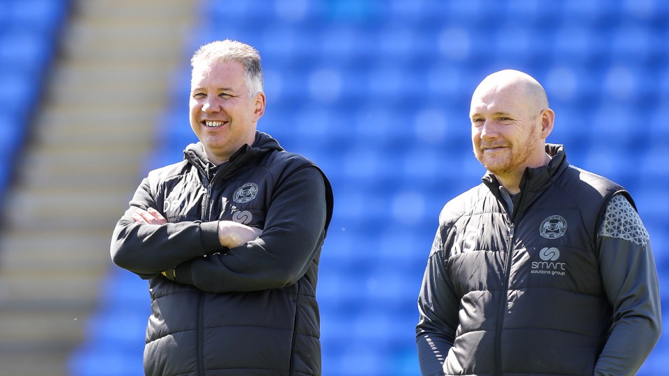 Training Ahead Of Play-Off First Leg