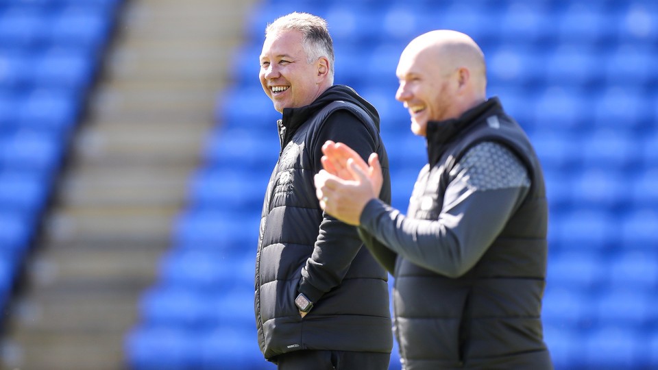 Training Ahead Of Play-Off First Leg