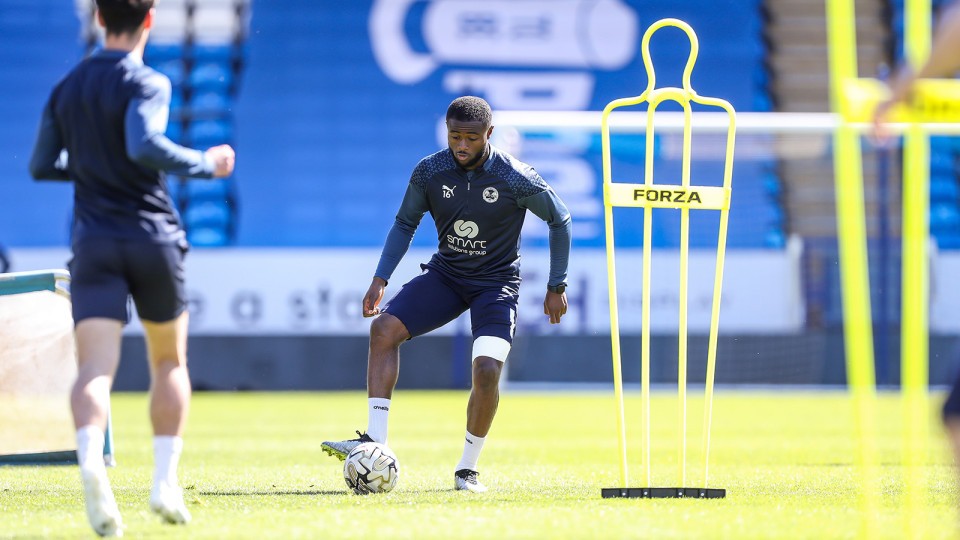 Training Ahead Of Play-Off First Leg