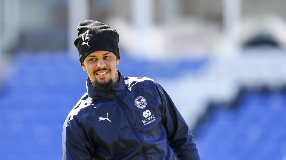 Training Ahead Of Play-Off First Leg