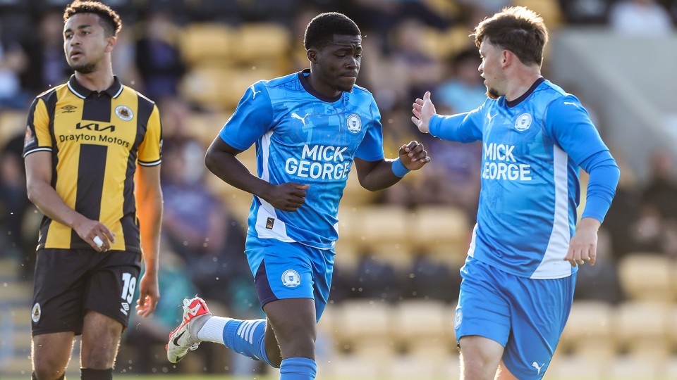 Boston United v Posh