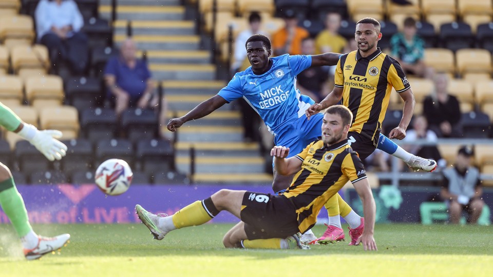 Boston United v Posh