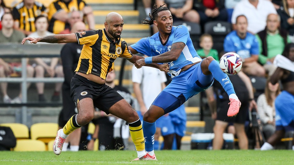 Boston United v Posh