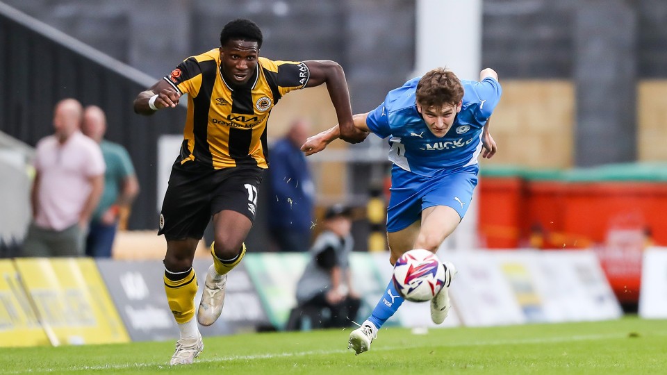 Boston United v Posh