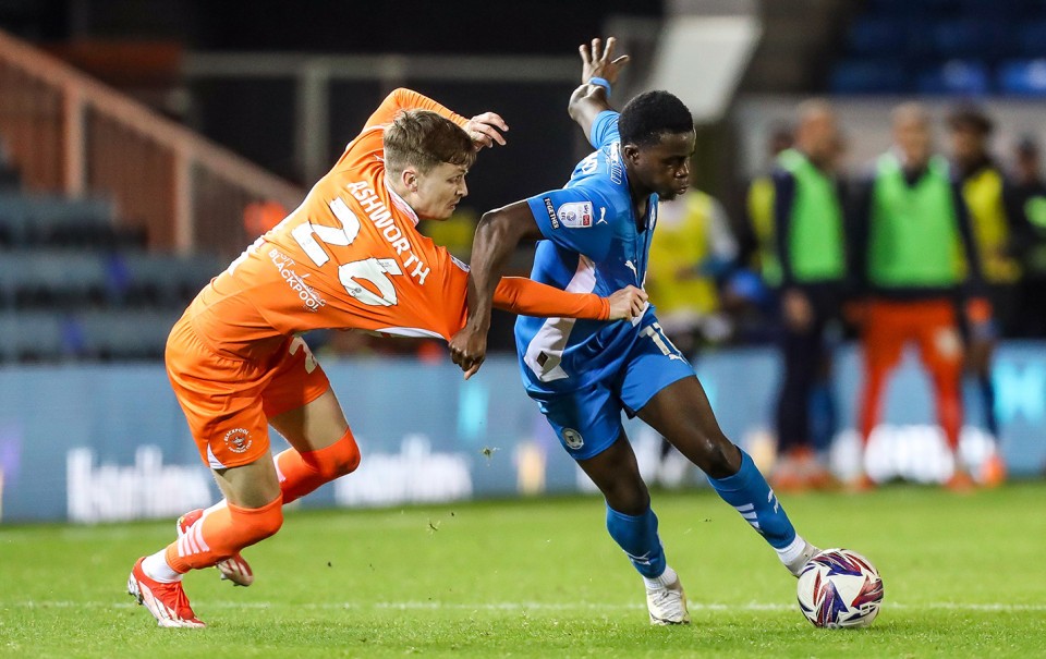 Posh v Blackpool