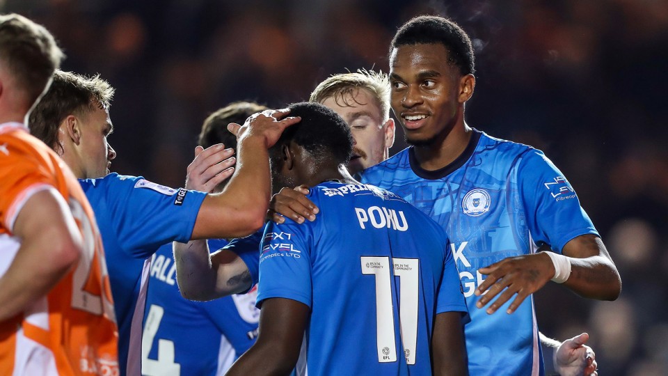 Posh v Blackpool
