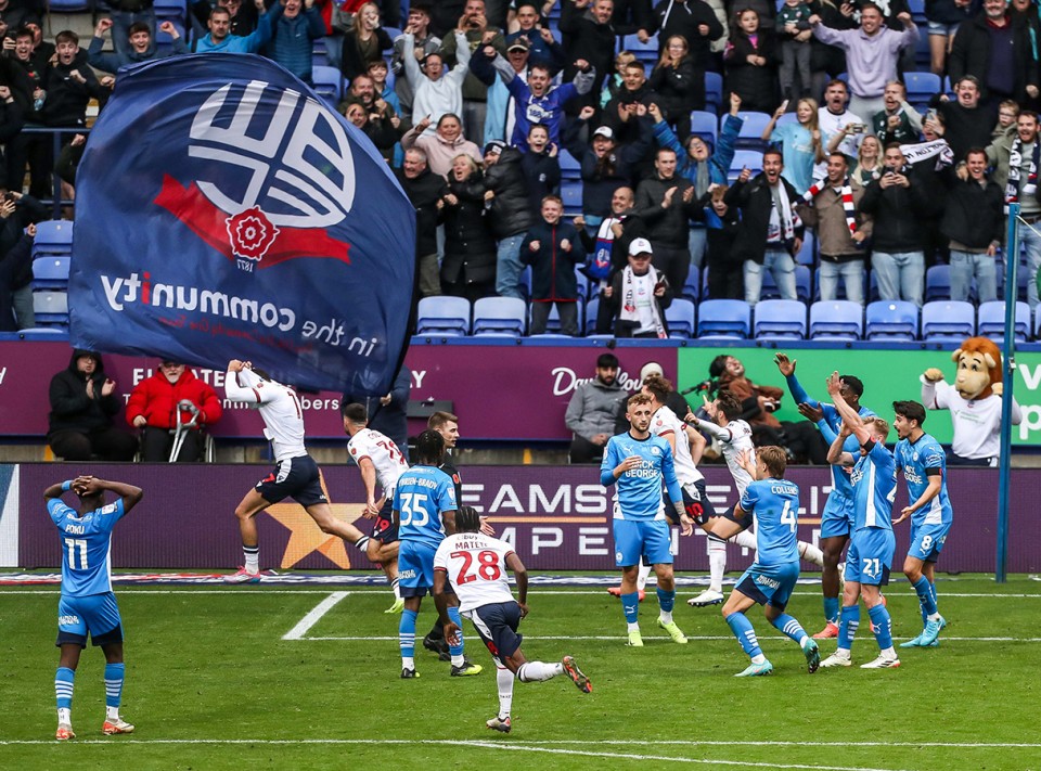 Bolton Wanderers v Posh